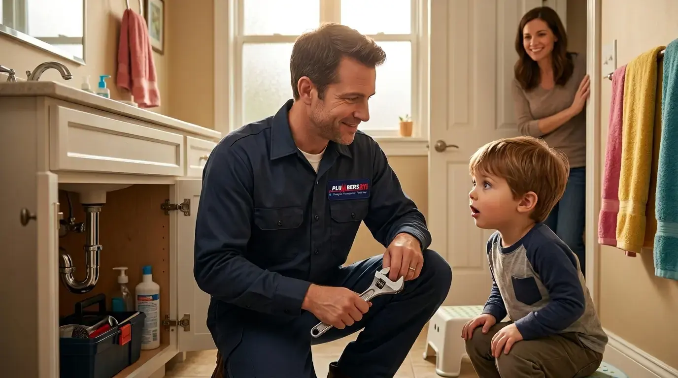 Licensed plumber at work in Naperville, IL